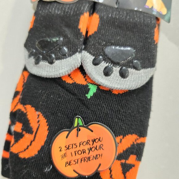 Halloween Pet & Owner Matching Socks 3 Pairs Ladies Size 5-10 spooky dog puppy - Picture 5 of 6